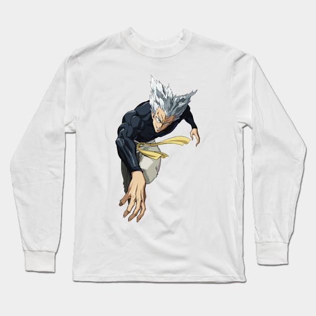 Villain Garou Long Sleeve T-Shirt by Papernime